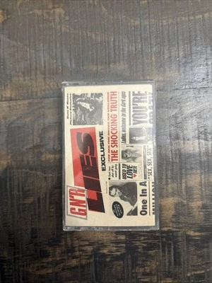 VINTAGE Guns N' Roses Lies Cassette tape Geffen  USA  Rock and Roll - Image 1 of 3
