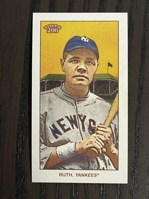 2020 Topps T206 Series 1 Babe Ruth Piedmont Back SP Yankees - Image 1 of 2