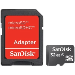 SanDisk SD 32GB Class 4 - MicroSDHC Card - SDSDQ-032-A46AC NEW SEALED - Picture 1 of 2