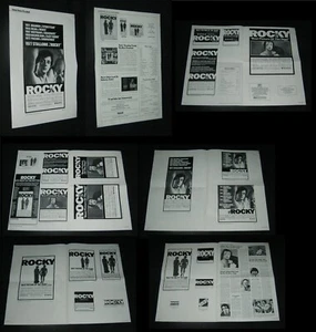 Libro de prensa original Rocky 1976 16 páginas Stallone Shire Young Weathers Meredith - Imagen 1 de 8