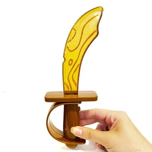 Disney Jake and the Neverland Pirates Light-Up Toy Sword Brown Fake Wood Costume - Picture 1 of 11
