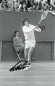 Ilie Nastase Tennis Player Signed 7.5 x 5 Photograph **With COA** - Picture 1 of 2