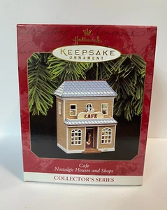 1997 Hallmark Ornament ~ Cafe #14 Nostalgic Houses & Shops ~ NIB - Picture 1 of 4