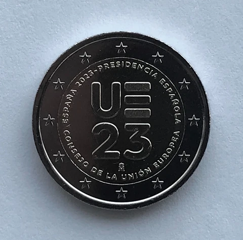 SPAIN - 2 € Euro commemorative coin 2023 - Presidency of the Council of the EU Cover