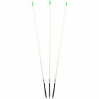 3Pcs 6Mm Archery Fishing 31.5" Arrows W/Broadheads&Safety Slides For Bow Hunting