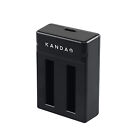 Chargeur de batterie pour appareil photo Kandao QooCam EGO HUB double fente charge pour 2 batteries