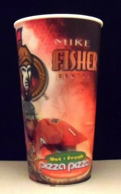 Taza holográfica de 32 onzas Mike Fisher Ottawa Senators 2010 escasa Foto 1 de 2
