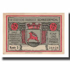 [#668407] Billet, Allemagne, Schneidemühl Städtische Sparkasse, 75 Pfennig, Avio