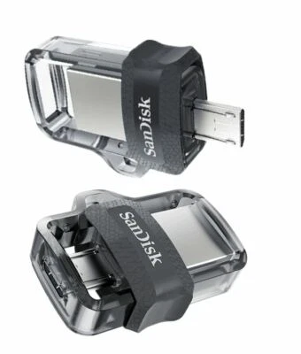 SanDisk Ultra Dual Drive m3.0 32GB 64GB 128GB 256GB USB Flash Drive MicroUSB AU - Image 1 of 4