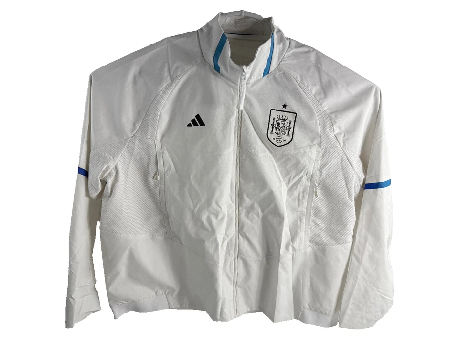Adidas Spain Game Day Anthem FIFA World Cup 2022 Jacket White Men Sz 3XL IC4392