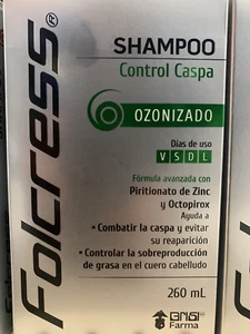 FOLCRESS Controlar Caspa Shampoo Advanced Formula Treatment 260ml - Picture 1 of 3