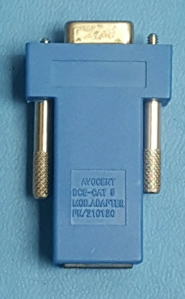 (2 piezas) Adaptador hembra, RJ-45 a DB-9, Avocent Cat 5, 210120 Foto 1 de 4