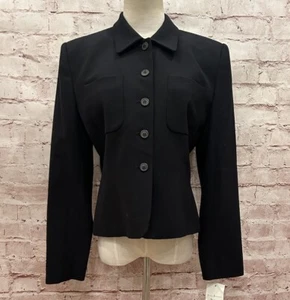Jones New York Wollblazer Damen 6 schwarz kurz NEU VINTAGE - Bild 1 von 5