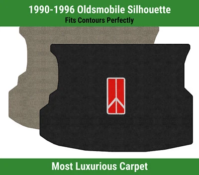 Lloyd Luxe Cargo Mat for '90-96 Oldsmobile Silhouette w/Oldsmobile Emblem Red - Image 1 of 4