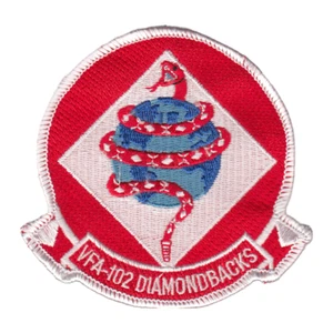 VFA-102 DIAMONDBACKS TOPPA PETTO COMANDO - Foto 1 di 1
