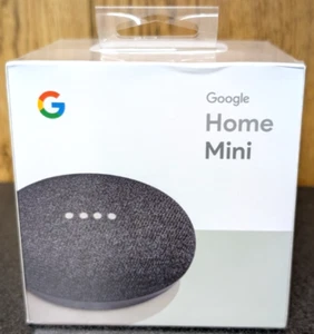 Google Home Mini First Gen - Charcoal - Brand New in Sealed Box ~ Free Shipping - Picture 1 of 6
