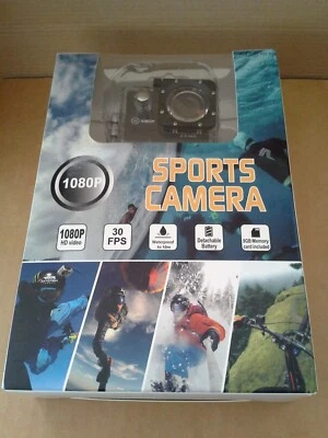 Sports camera HD 1080P Waterproof 30 FPS . Open box -Not used - Image 1 of 4