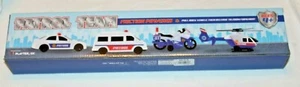 Playtek Friction Powered Vehicles Patrol Team Sanitation Truck Set Playset - Picture 1 of 5