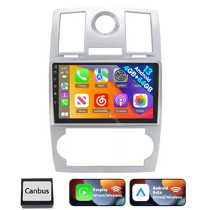 For Chrysler Aspen 300C 2004-2008 9" Carplay Android 13 Car GPS Stereo Radio BT - Picture 1 of 12