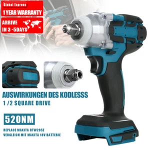 Brushless Cordless Impact Wrench Body Adapted to Makita Battery DTW Driver Tools - Picture 1 of 11