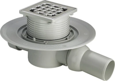 Viega 557119 Badablauf Advantix 4935.1, in 40x50mm Kunststoff grau