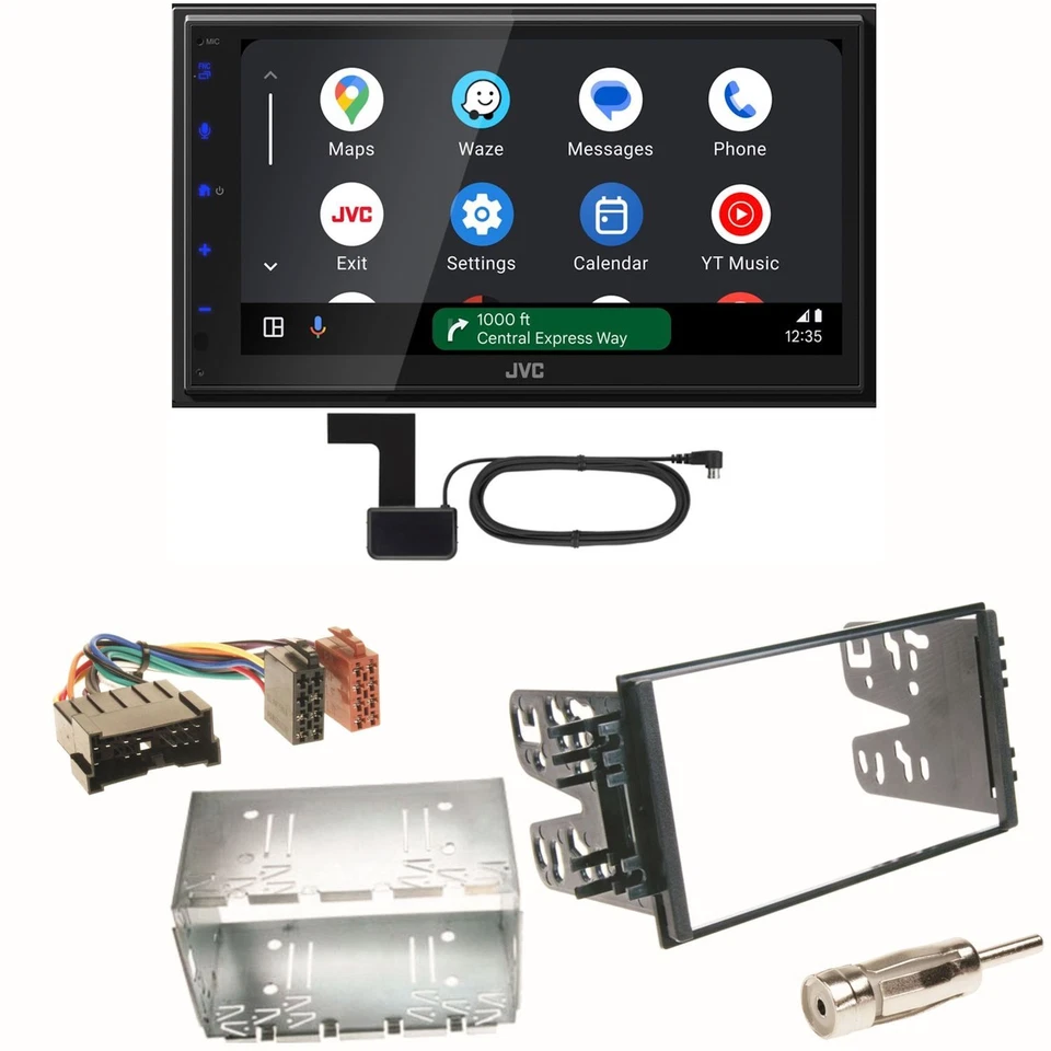 JVC KW-M595DBT Android Auto DAB+ Einbauset für Kia Sorento JC Rio DC Carnival - Bild 1 von 1