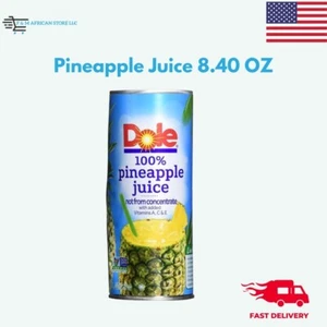 Dole 100% Pineapple Juice, 100% Fruit Juice with Added Vitamin C, 8.4 Fl Oz Can - Picture 1 of 7
