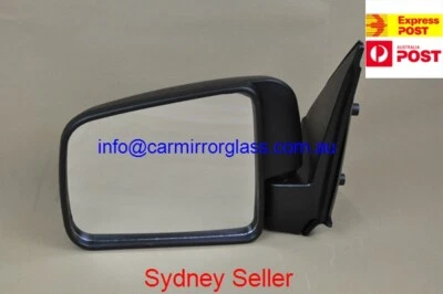 NEW DOOR MIRROR FOR FORD COURIER 1999-2006 Left (BLACK, MANUAL) - image 1 of 2