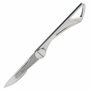 TITANER TC4 Titanium Surgical KeyChain Folding Knife Pocket 24# Utility Knife - Picture 1 of 14