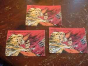 Marvel History of X-Men sticker # 51 Comic Images 1987 Wolverine sabertooth - Picture 1 of 1