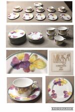 Vintage Mikasa Dinnerware Bone China Blossom Festival #Al007 19-Piece Set