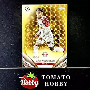 Topps Chrome UEFA 2023-24 Fabio Carvalho /50 Gold Geometric Refractor Leipzig - Bild 1 von 2