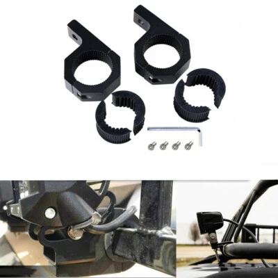 Soporte de abrazadera de barra antivuelco de aluminio para luz de trabajo todo terreno 2 piezas LED de 30 mm Foto 1 de 4