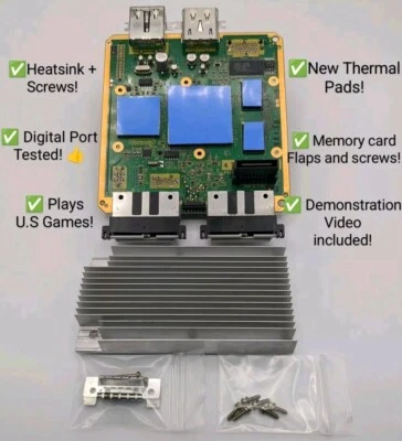 Nintendo GameCube DOL-001 Replacement Motherboard | Dual AV Out | Serial Port 2 - Image 1 of 4