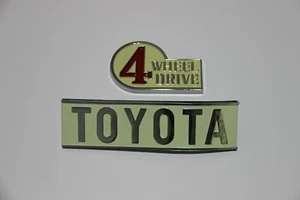 Insignia de logotipo emblemas traseros para Toyota Land Cruiser FJ40 FJ43 - Imagen 1 de 4