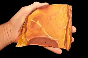 Rara lastra RHYOLITE 6" pietra delle meraviglie fetta lapidaria cablaggio minerale di roccia grezza - Foto 1 di 2