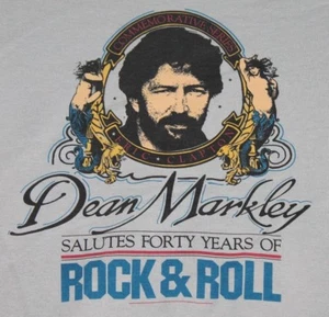 M/L * vtg 80s/90s ERIC CLAPTON Dean Markley t shirt * medium large * 60.118 - Picture 1 of 6