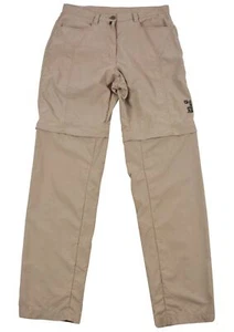 Jack Wolfskin Travel Women's Zip Off Convertible Trouser Pants Size EU-40 Beige - Picture 1 of 11