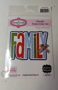 The Stamps Of Life Family stamp from the Family Fold-it Die Set - Picture 1 of 10