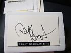 Randy Bachman signed Index Card Beckett Pre-Certified