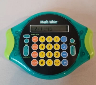Works Educational Insight Math Whiz Handheld Electronic Educational Game EL-8899 - Image 1 of 2