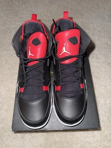 Jordan Flight Club 91 Black University Red White GS Youth shoes DM1685-006 - Picture 1 of 8
