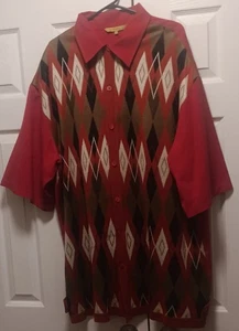 Camisa de manga corta con botones Silversilk para hombre talla 3XL - Imagen 1 de 5