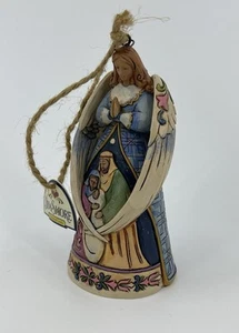 Jim Shore Heartwood Creek 2011 "Our Savior is Born" adorno de ángel de Navidad - Imagen 1 de 7