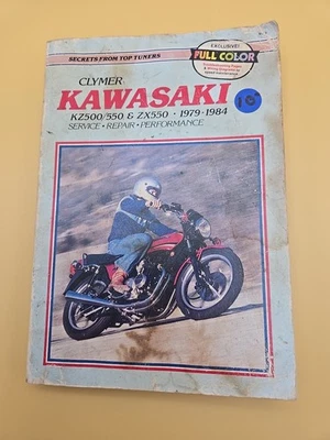 Manual de taller de reparación de servicio Clymer Kawasaki 1979-1985 KZ ZX 500 550 M449 Foto 1 de 4
