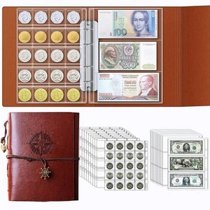 Coin Collection Book Holder for Collectors, 200 Pockets Coin Collecting Album... - Picture 1 of 6