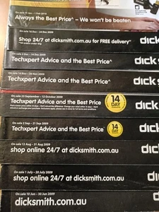Dick Smith Instore And Letterbox Drop Catalogues From 2009 To 2015 Large & Small - Picture 1 of 17