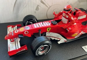MICHAEL SCHUMACHER FERRARI 248 LAST RACE 1/18 GPL BRAZIL 2006 LTD ED DIORAMA - Picture 1 of 13