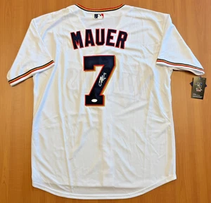 Camiseta Joe Mauer autografiada firmada por los Mellizos de Minnesota certificado de autenticidad PSA/DNA talla XL - Imagen 1 de 3