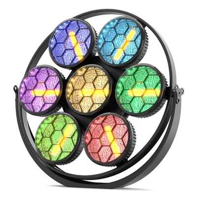490W COB Golden+RGB Strobe Light Stage Light for DJ Concert Weddings Nightclub - Image 1 of 4